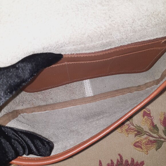 Vintage Dooney & Bourke Equestrian Hand Painted Siamese Cat Crossbody Bag - Picture 13 of 16